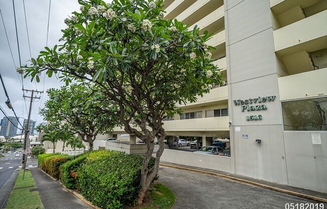 1br/1ba/1pkg Condo in Secured Building in Makiki