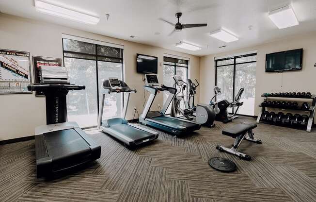 Workout Room with Gym Equipment at Providence Place Apartments, Salt Lake City, 84111