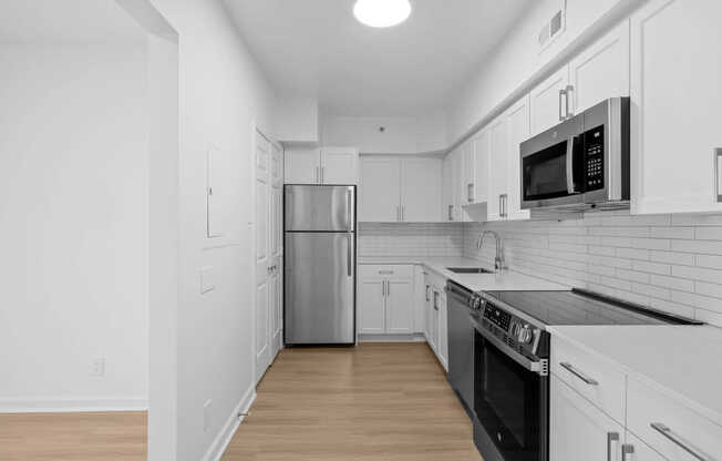 Kitchen with Stainless Steel Appliances
