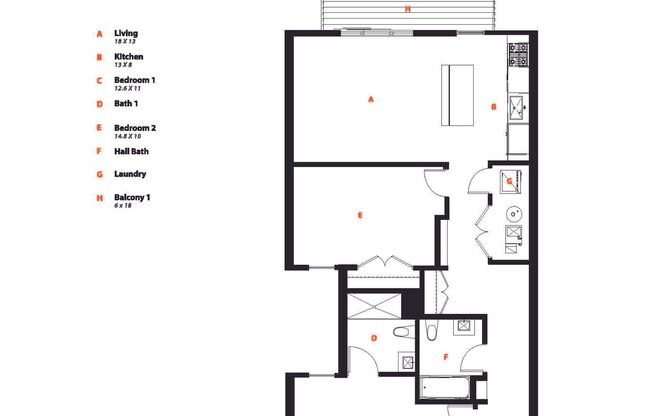 2 beds, 2 baths, 1,137 sqft, $3,295, Unit 210