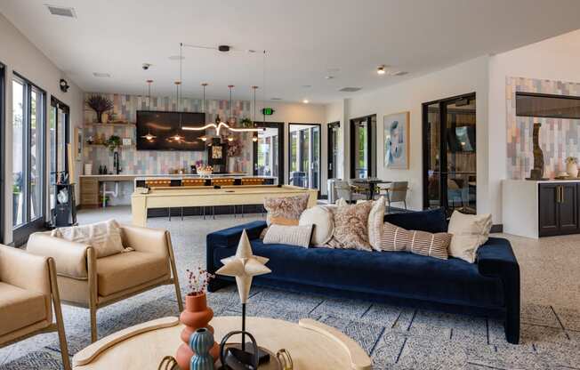 Resident clubhouse at Quarry Apartments and Townhomes in DeWitt Michigan