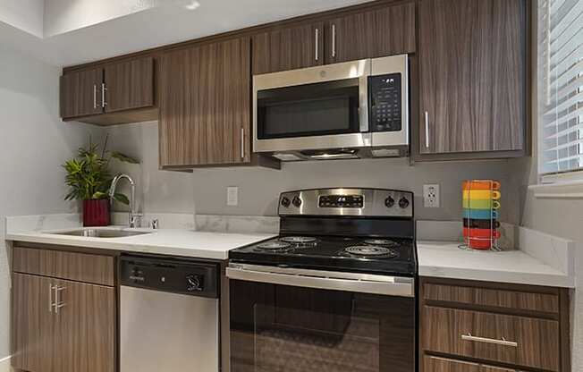 Kitchen Appliances at Clayton Creek Apartments, Concord, CA