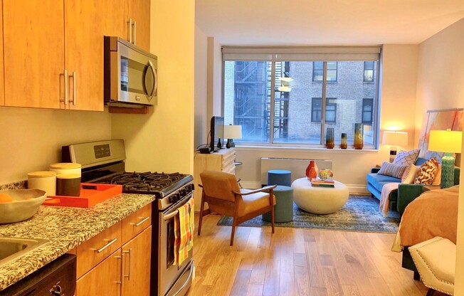 Studio, 1 bath, 431 sqft, $4,271, Unit 18N
