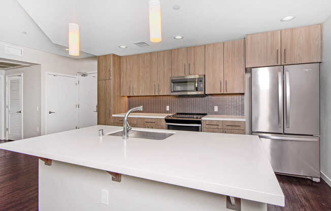 Kitchen with Stainless Steel Appliances