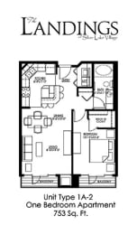 1 bed, 1 bath, 808 sqft, $1,851