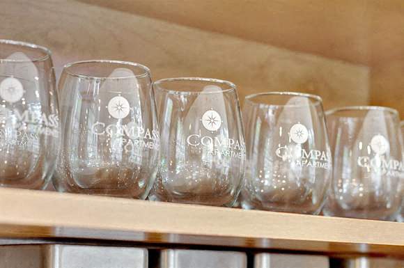 Compass apartments glasses