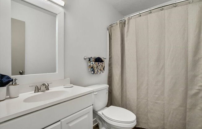 Hall Bathroom | Apartments Greenville, SC | Park West