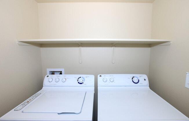 Greystone Apartments provides washer dryer in home
