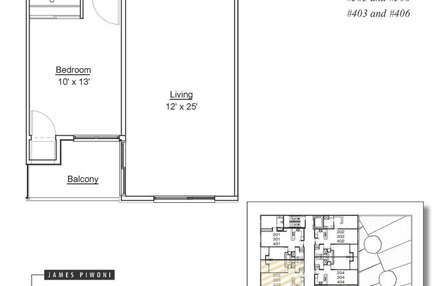 1 bed, 1 bath, 759 sqft, $1,580, Unit 406