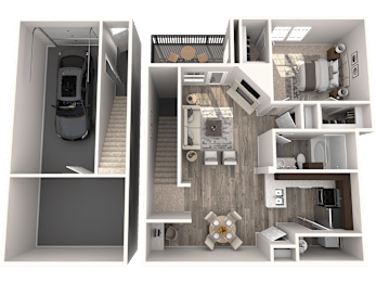 1 bed, 1 bath, $1,196