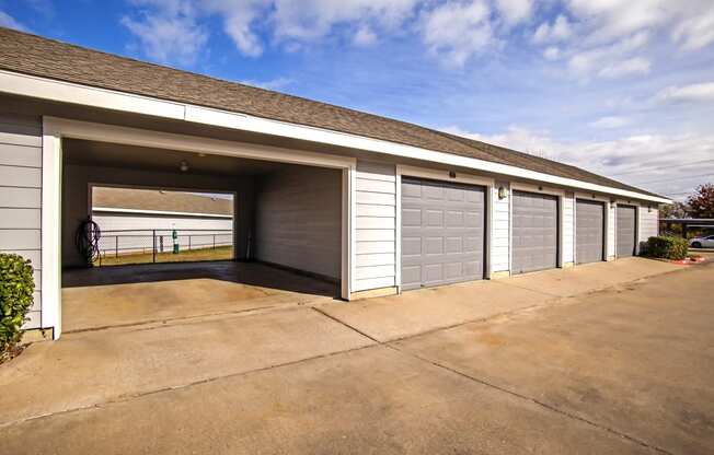 detached garages and car wash