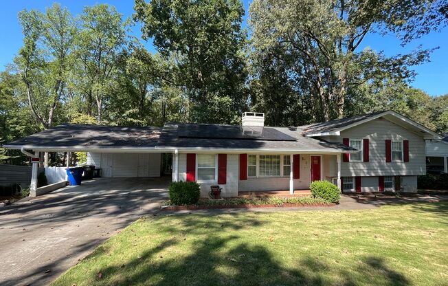 Incredible 5BD, 3BA North Raleigh House with Large Fenced Backyard, Driveway, and Covered Parking