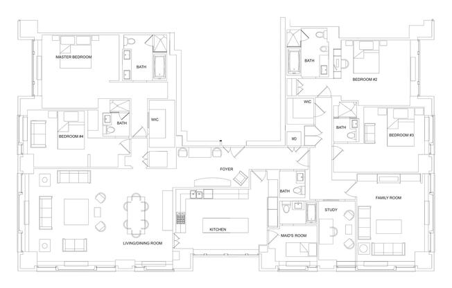 6 beds, 5.5 baths, 4,000 sqft, $43,500, Unit 28-BC