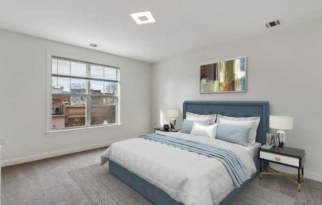 Large Bedroom at Park Square Apartments, Rahway, NJ