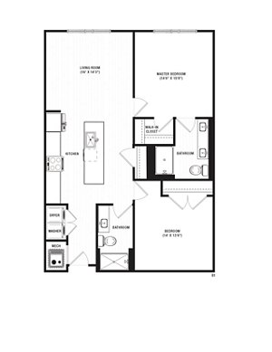 2 beds, 2 baths, 1,270 sqft, $2,185