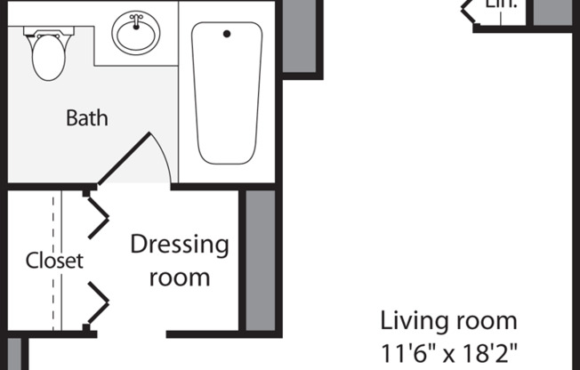 Studio, 1 bath, 506 sqft, $3,819, Unit 32J