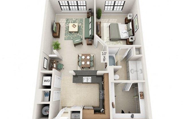 1 bed, 1 bath, 816 sqft, $1,576