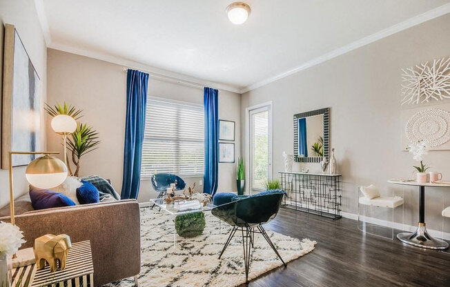 Modern Living Room at Berkshire Preserve, Garland, 75044