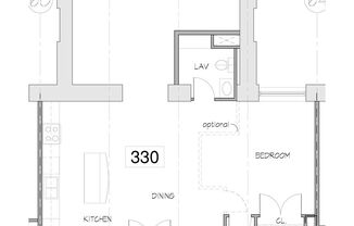 Studio, 1.5 baths, 1,248 sqft, $2,446, Unit 330