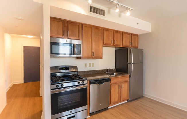 Kitchen with Stainless Steel Appliances