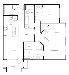 3 beds, 2 baths, 1,275 sqft, $1,965