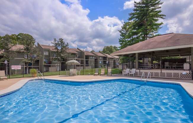 Extensive Resort Inspired Pool Deck at Bremerton Park, Prairie Village, Kansas