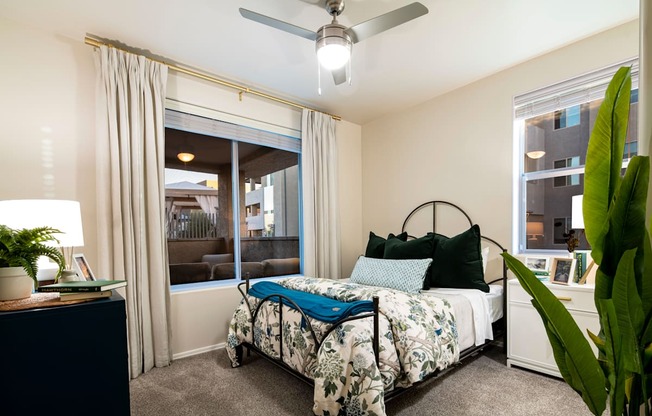 bedroom with a king sized bed
