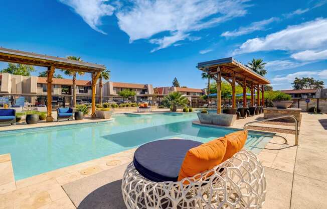 the swimming pool at the resort at pedregal