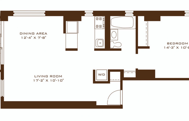 1 bed, 1 bath, 713 sqft, $6,385, Unit 11C