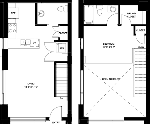 1 bed, 1 bath, 824 sqft, $2,579, Unit 17