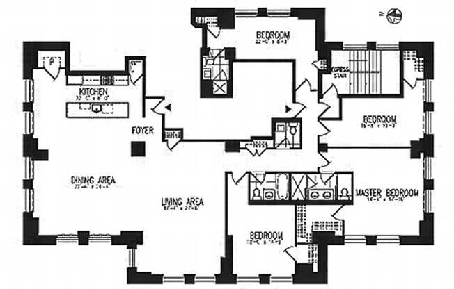 4 beds, 3.5 baths, 3,243 sqft, $16,000, Unit PH29A