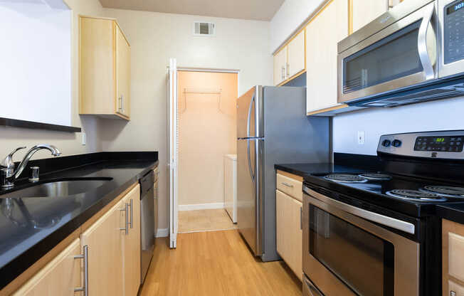 Kitchen with Stainless Steel Appliances