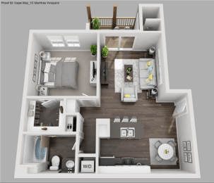 1 bed, 1 bath, 720 sqft, $2,212