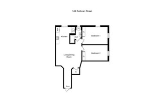 2 beds, 1 bath, $5,300, Unit 4B