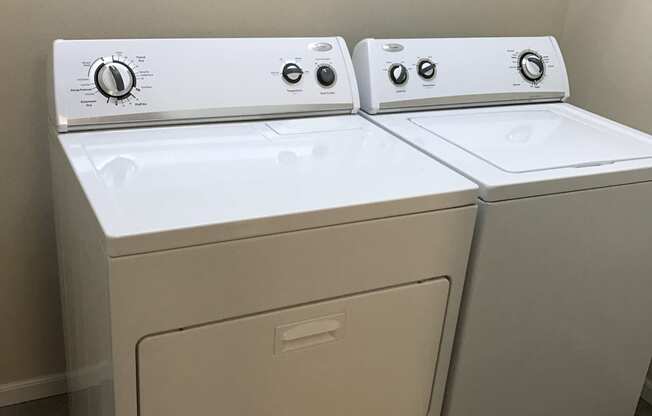 In Home Stacked Washer/Dryer at Boulder Ridge Apartments, Fargo, North Dakota