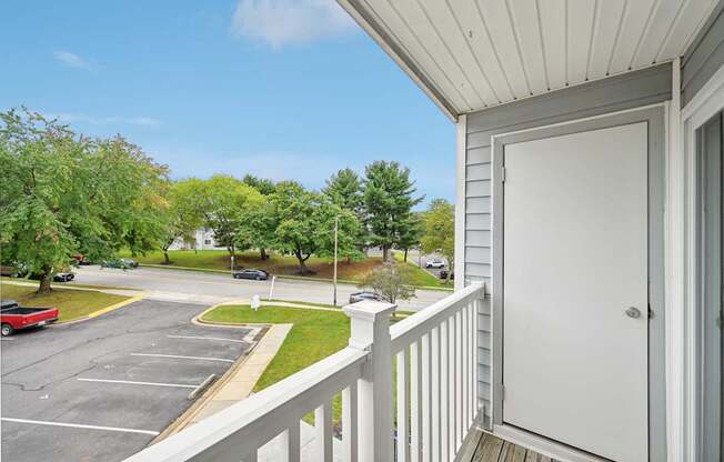 take in the view from the balcony of your new home at ReNew Odenton