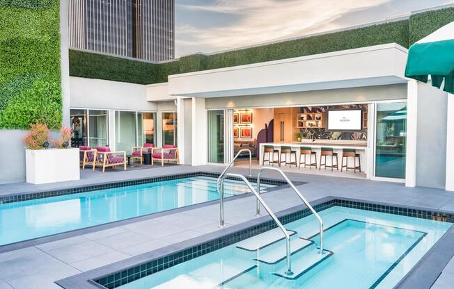 Revel in resort-style living with our rooftop pool and lounge area.