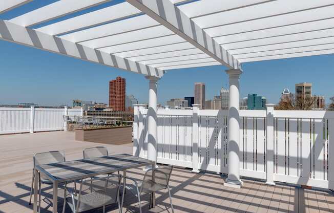 Harbor Hill Apartments rooftop lounge