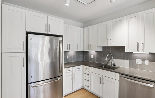 Beautiful Kitchen with appliances at Park77 Apartments, Massachusetts, 02138