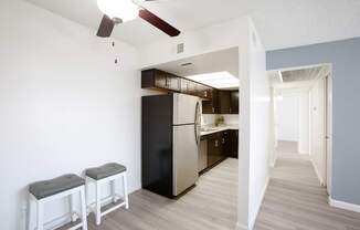 Dining and Kitchen at La Lomita Apartments in Tucson Arizona