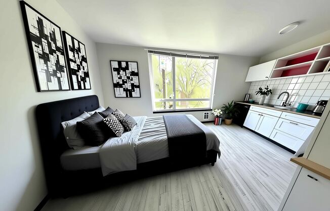 Studio, 1 bath, 258 sqft, $1,175, Unit 505