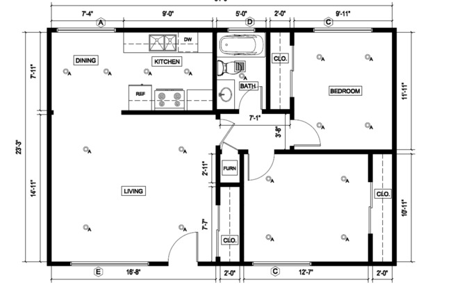 2 beds, 1 bath, 800 sqft, $3,200, Unit 24