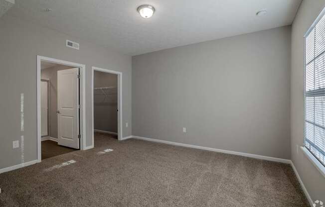 Carpeted Bedroom at The Residences at Akita Lane, Canal Winchester Ohio