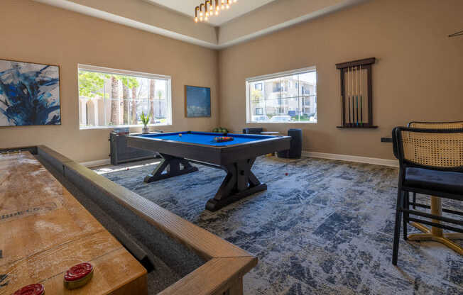 Resident Lounge with Billiard Table