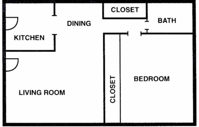 1 bed, 1 bath, 800 sqft, $1,170, Unit 014