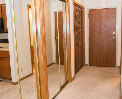 spacious closets at Capitol View Apartments in Lincoln Nebraska