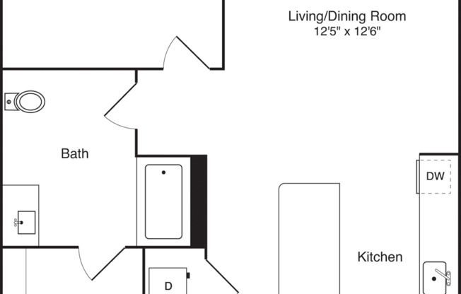 1 bed, 1 bath, 749 sqft, $1,399, Unit 340