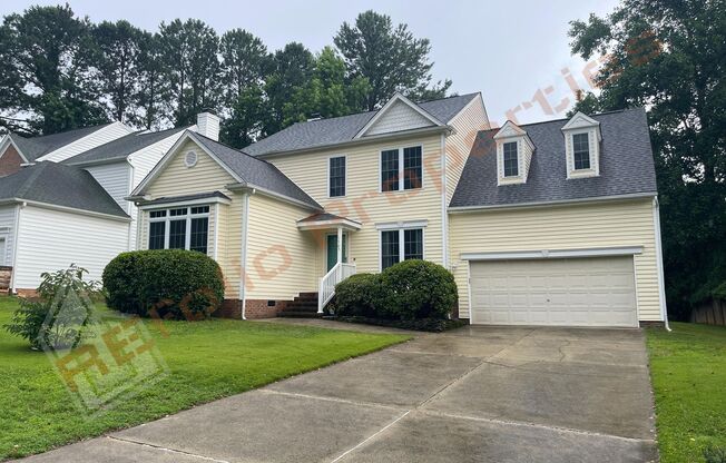 Charming 4 Bedroom 2.5 Bathroom Home w/ 1st FL Primary Suite + 2nd FL Huge Bonus Room @ Waterford Green, Apex, Available Now!