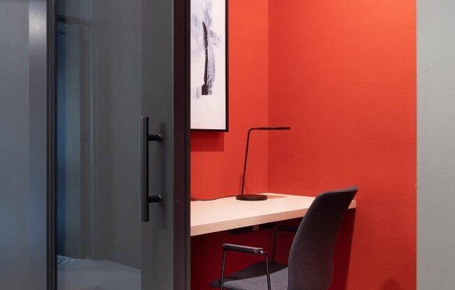 Private Work Room at The Hill Apartments, Saint Paul, 55102