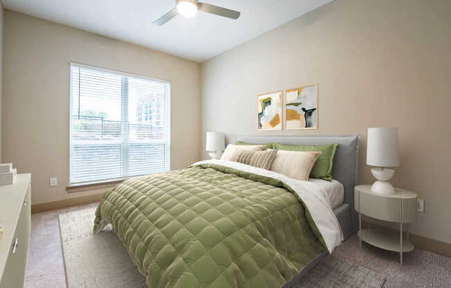 Bedroom with Hard Surface Flooring